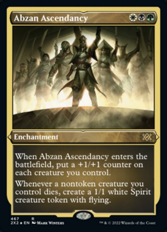 Abzan Ascendancy (Foil Etched) [Double Masters 2022] | Impulse Games and Hobbies