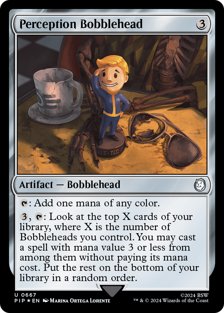 Perception Bobblehead (Surge Foil) [Fallout] | Impulse Games and Hobbies