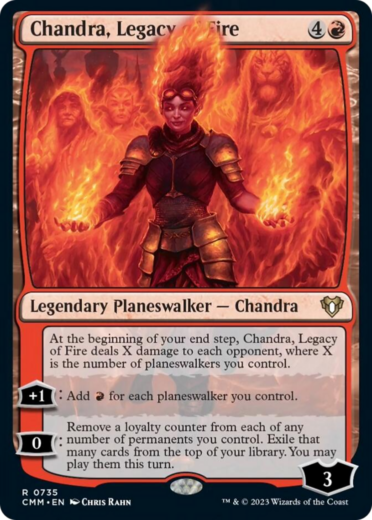 Chandra, Legacy of Fire [Commander Masters] | Impulse Games and Hobbies