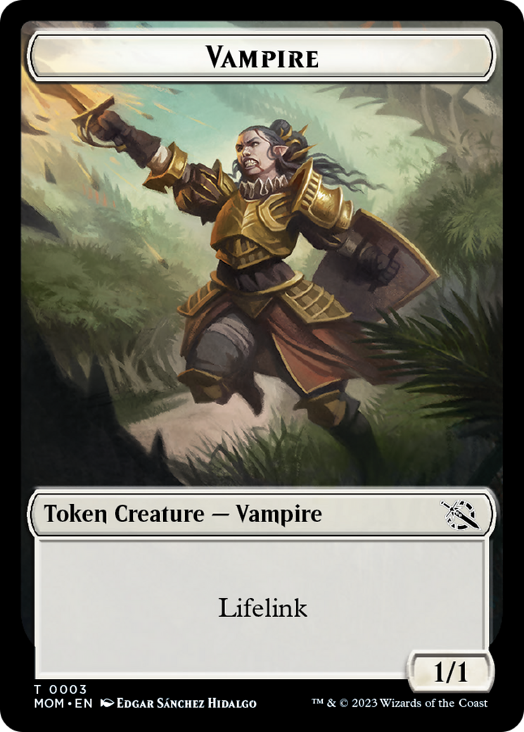 Vampire Token [March of the Machine Tokens] | Impulse Games and Hobbies
