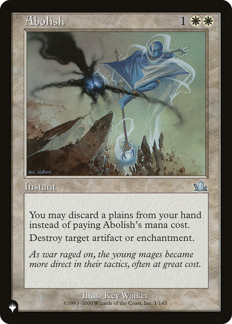 Abolish [The List Reprints] | Impulse Games and Hobbies