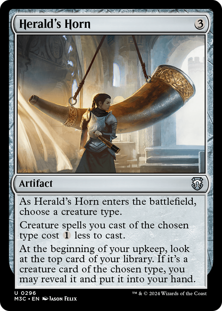 Herald's Horn (Ripple Foil) [Modern Horizons 3 Commander] | Impulse Games and Hobbies