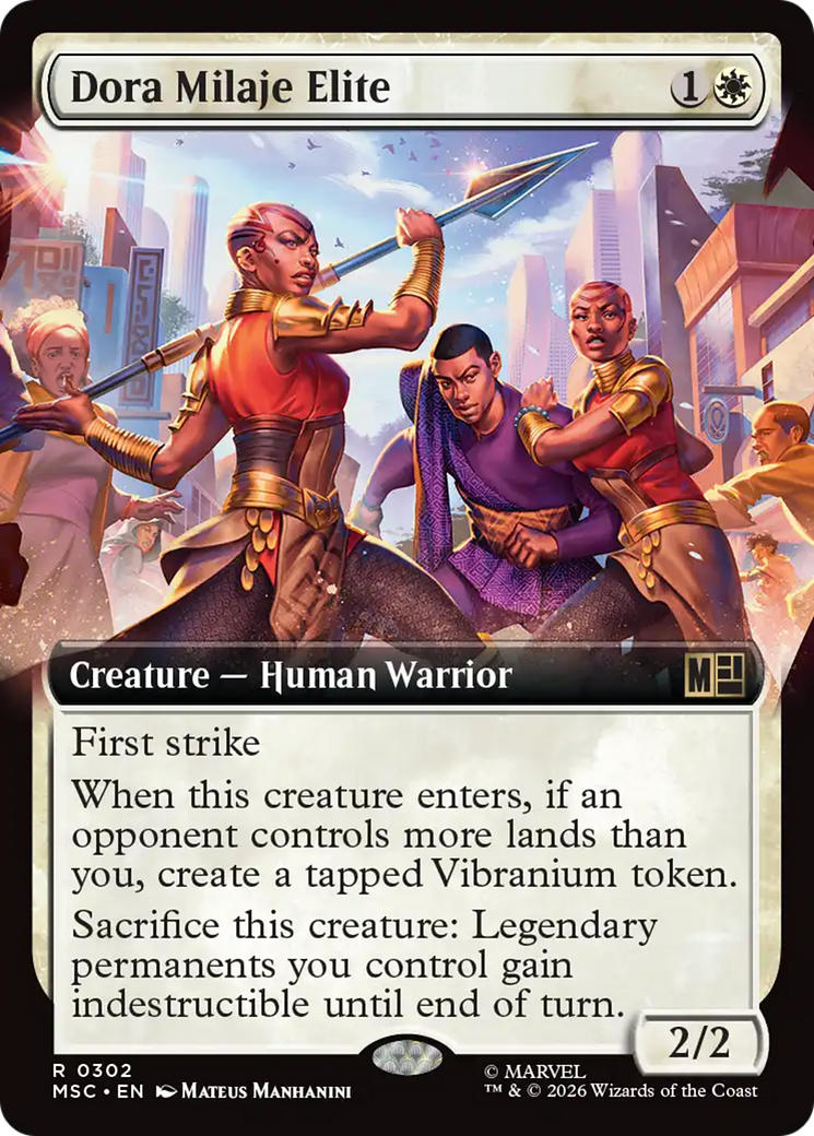 Dora Milaje Elite (Extended Art) [Marvel Super Heroes Commander] | Impulse Games and Hobbies