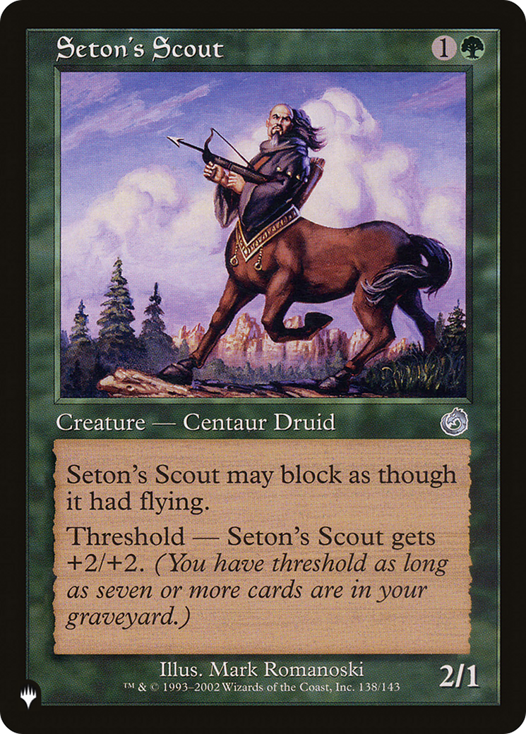 Seton's Scout [The List Reprints] | Impulse Games and Hobbies