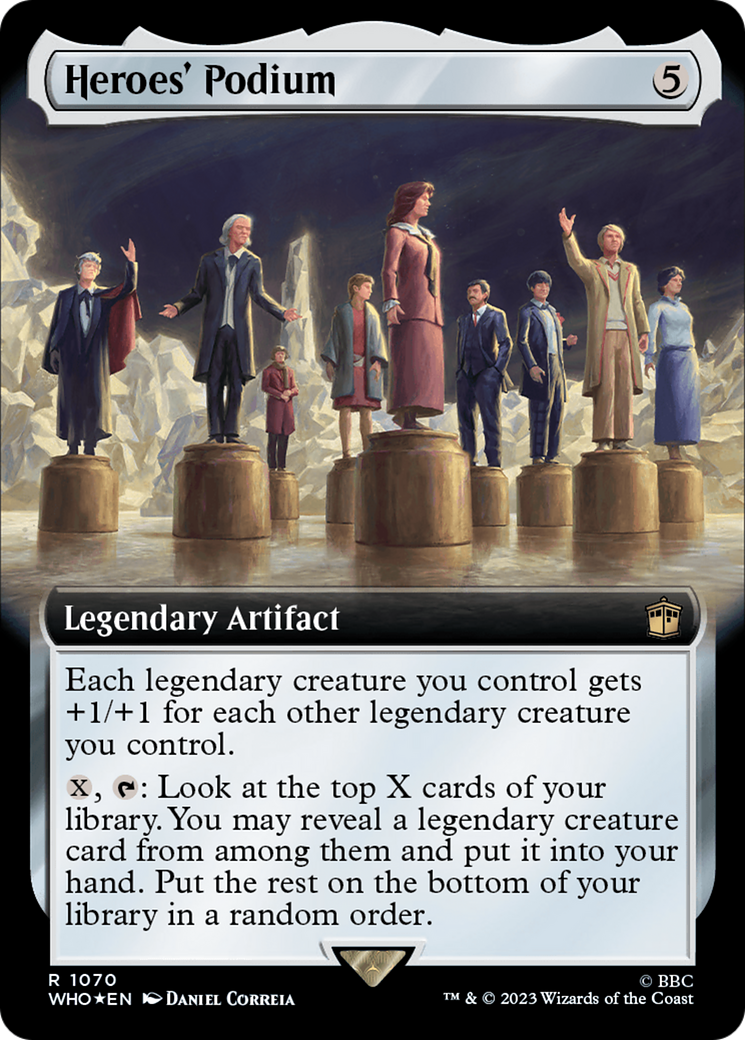 Heroes' Podium (Extended Art) (Surge Foil) [Doctor Who] | Impulse Games and Hobbies