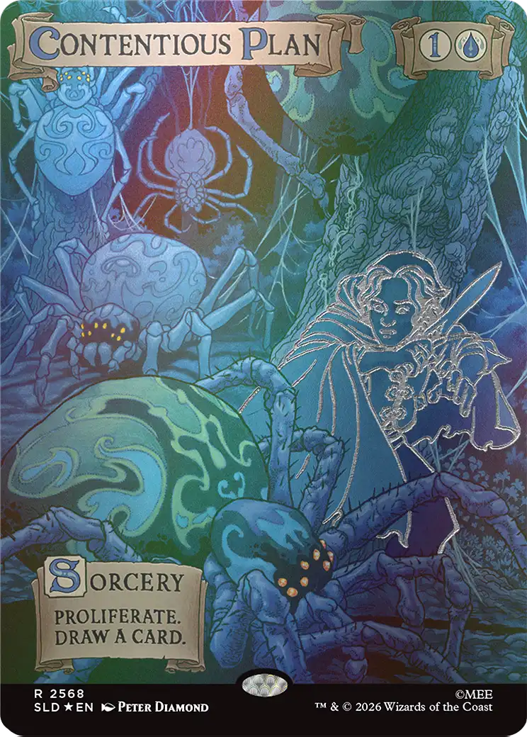 Contentious Plan (Out Of Sight Foil) [Secret Lair Drop Series] | Impulse Games and Hobbies