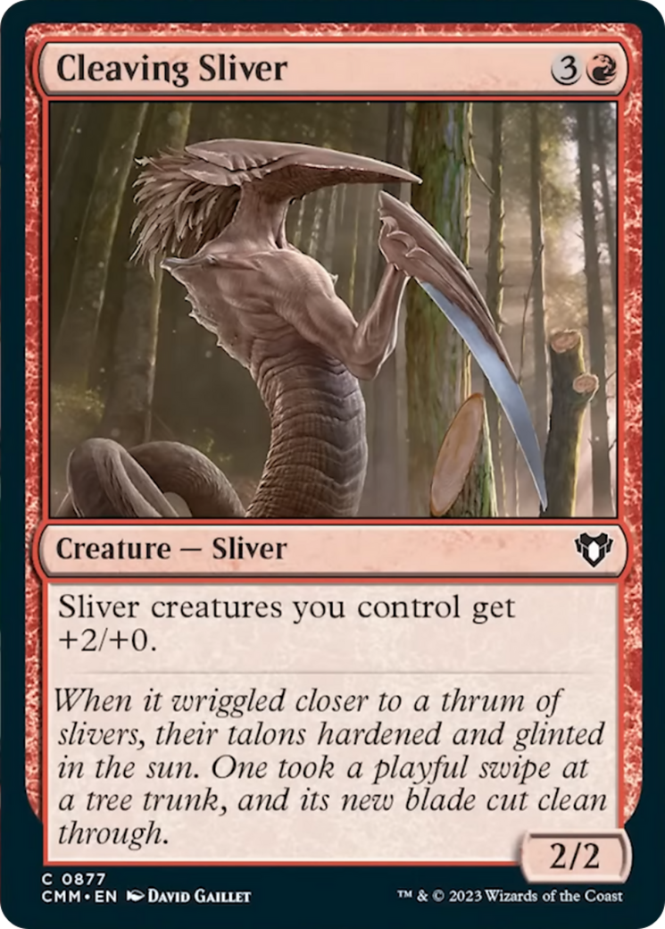 Cleaving Sliver [Commander Masters] | Impulse Games and Hobbies