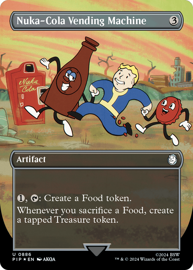 Nuka-Cola Vending Machine (Borderless) (Surge Foil) [Fallout] | Impulse Games and Hobbies