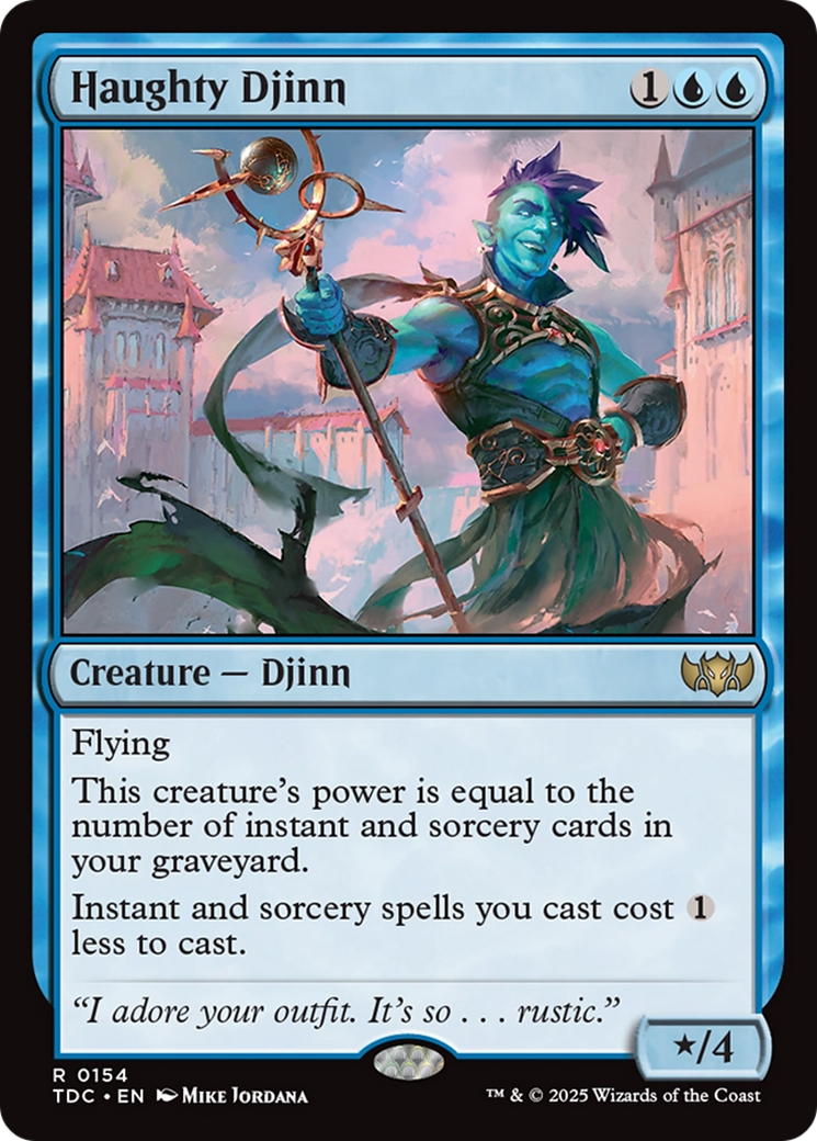 Haughty Djinn [Tarkir: Dragonstorm Commander] | Impulse Games and Hobbies