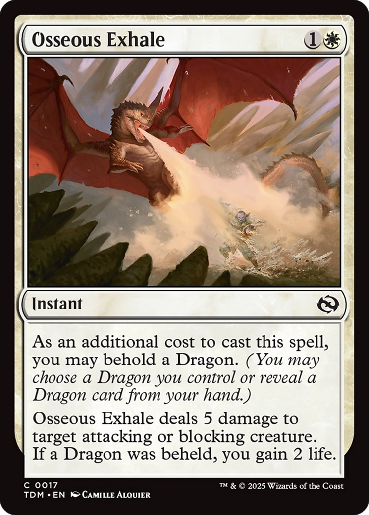 Osseous Exhale [Tarkir: Dragonstorm] | Impulse Games and Hobbies