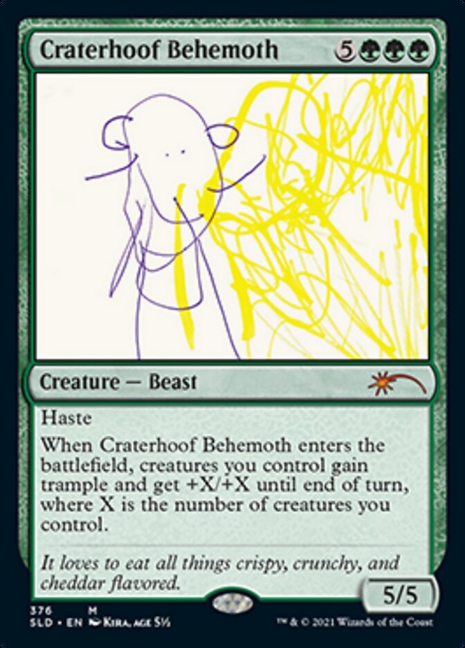 Craterhoof Behemoth (376) [Secret Lair Drop Series] | Impulse Games and Hobbies