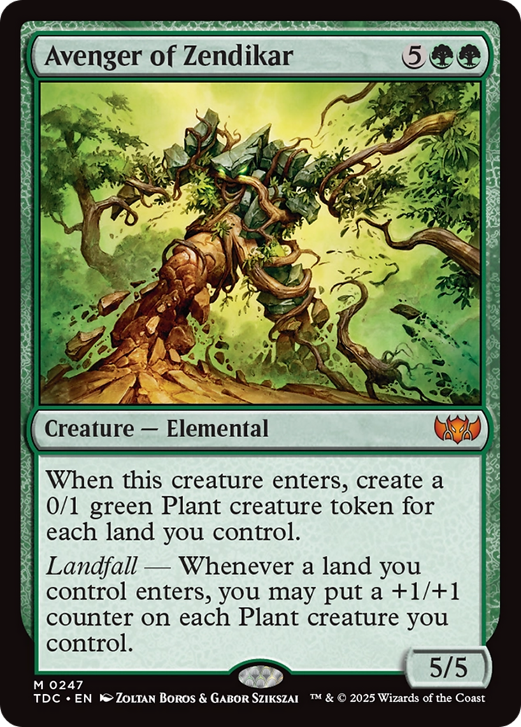 Avenger of Zendikar [Tarkir: Dragonstorm Commander] | Impulse Games and Hobbies