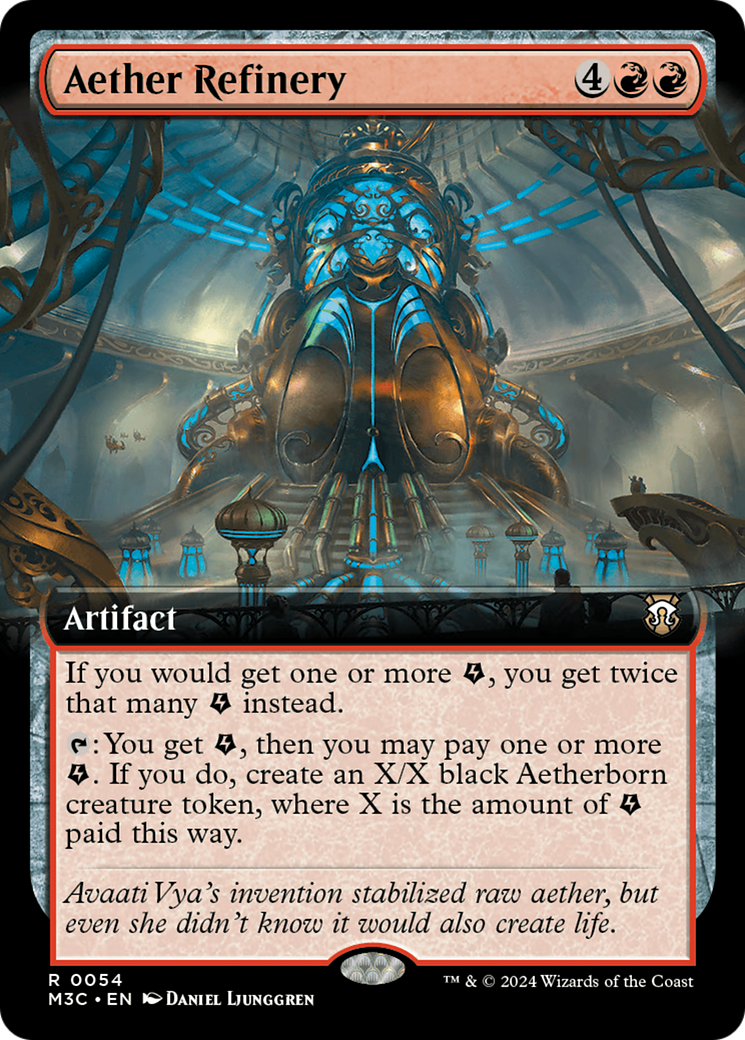 Aether Refinery (Extended Art) [Modern Horizons 3 Commander] | Impulse Games and Hobbies