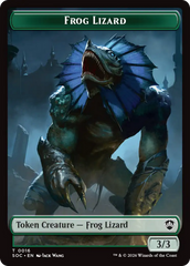 Food // Frog Lizard Double-Sided Token [Secrets of Strixhaven Commander Tokens] | Impulse Games and Hobbies