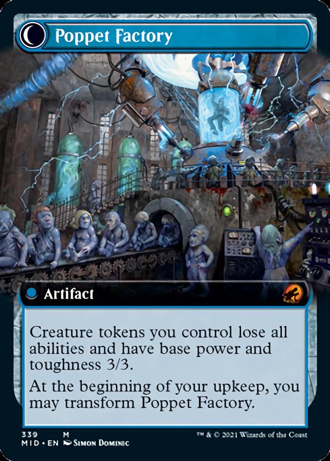 Poppet Stitcher // Poppet Factory (Extended Art) [Innistrad: Midnight Hunt] | Impulse Games and Hobbies