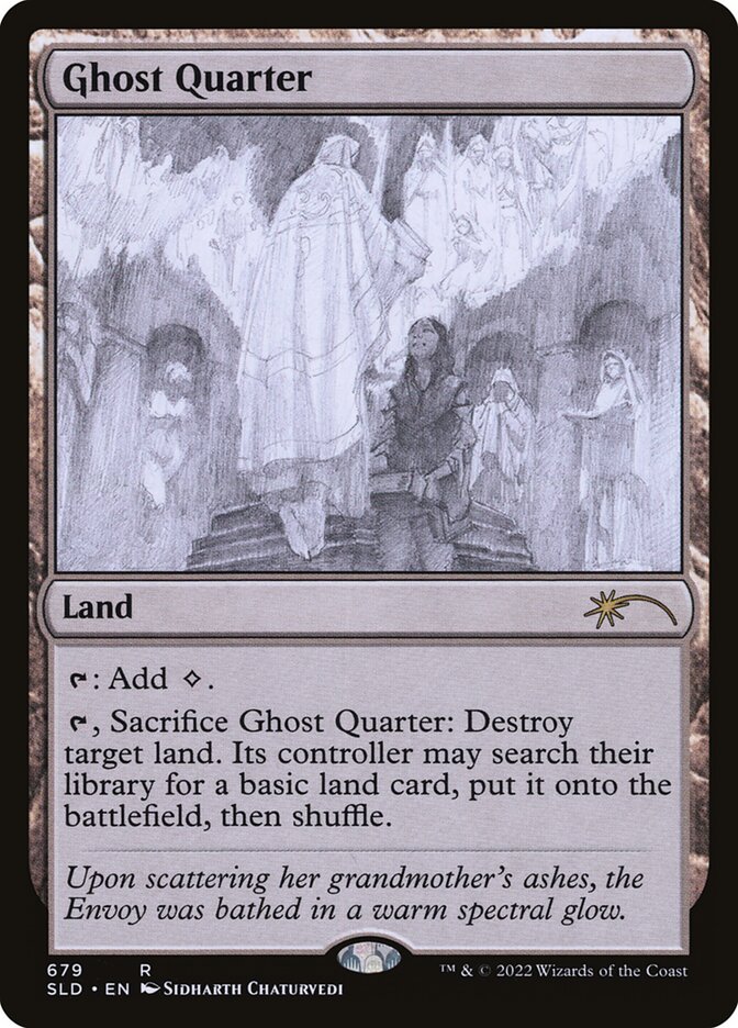 Ghost Quarter (Sketch) [Secret Lair Drop Promos] | Impulse Games and Hobbies