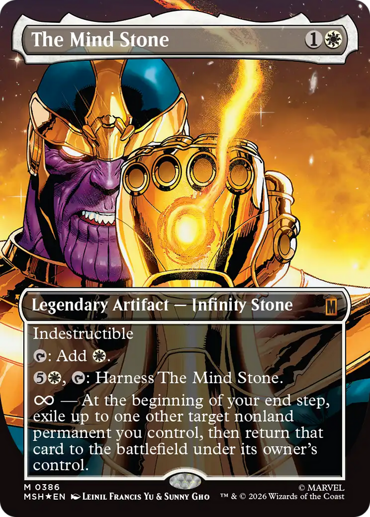 The Mind Stone (Borderless) [Marvel Super Heroes] | Impulse Games and Hobbies