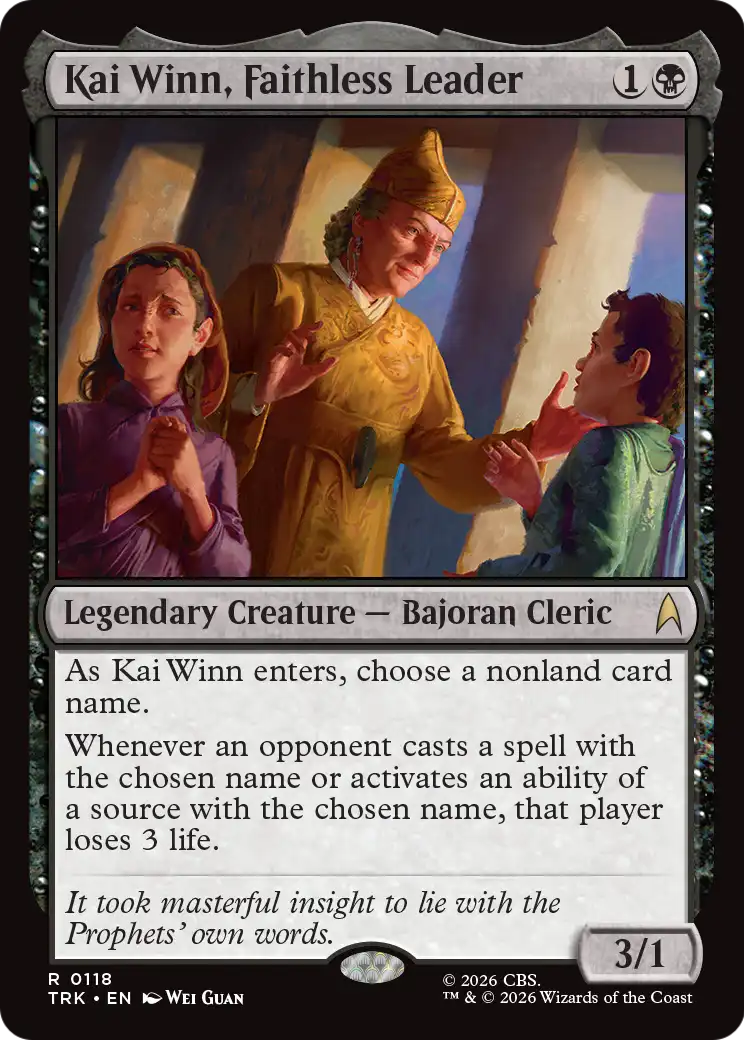 Kai Winn, Faithless Leader [Star Trek] | Impulse Games and Hobbies
