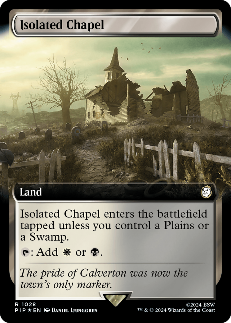 Isolated Chapel (Extended Art) (Surge Foil) [Fallout] | Impulse Games and Hobbies