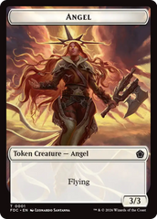 Angel (0001) // Angel (0002) Double-Sided Token [Foundations Commander Tokens] | Impulse Games and Hobbies