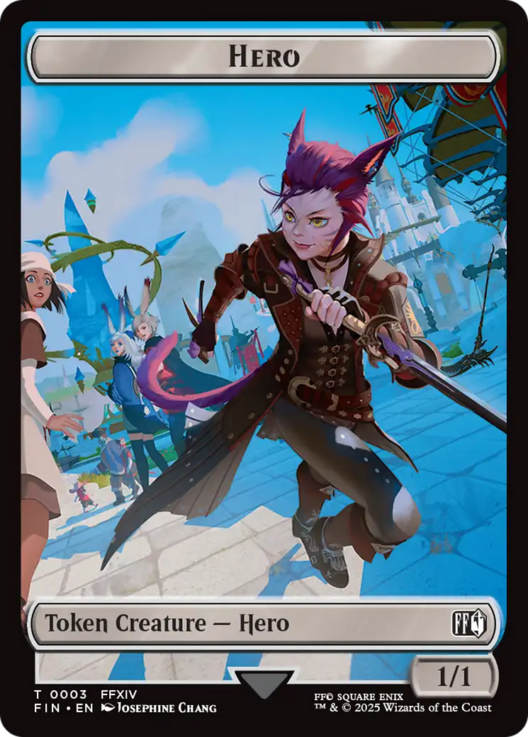 Hero (0003) // Food Double-Sided Token [FINAL FANTASY Tokens] | Impulse Games and Hobbies
