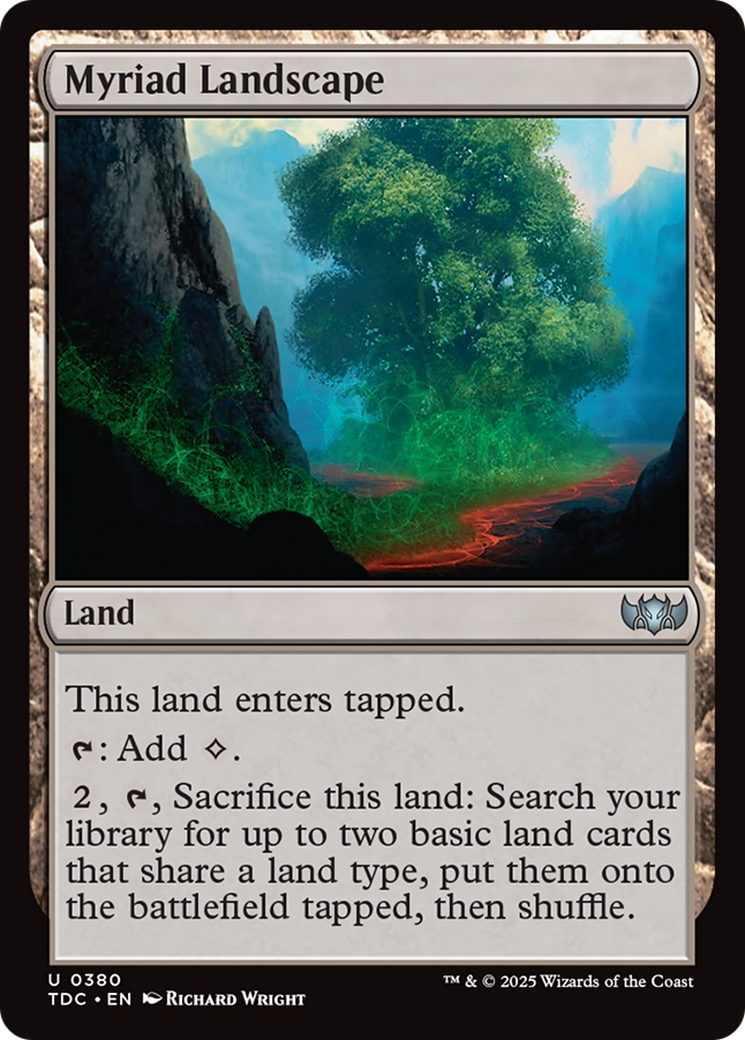 Myriad Landscape [Tarkir: Dragonstorm Commander] | Impulse Games and Hobbies
