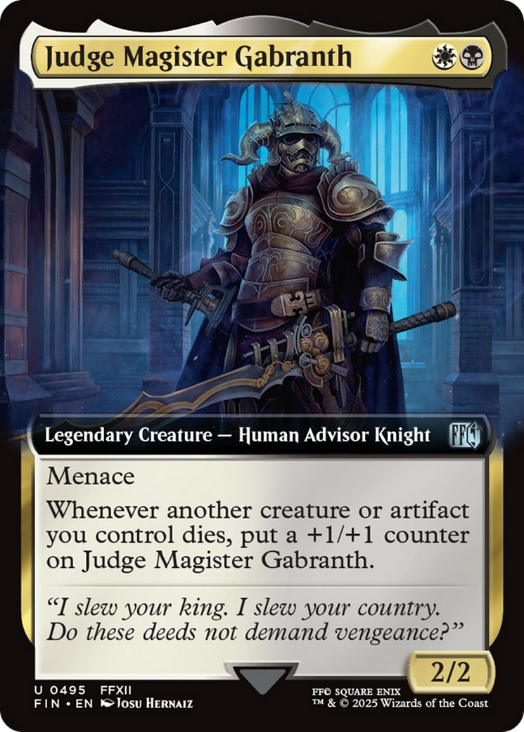 Judge Magister Gabranth (Extended Art) [FINAL FANTASY] | Impulse Games and Hobbies