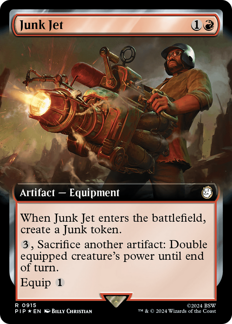 Junk Jet (Extended Art) (Surge Foil) [Fallout] | Impulse Games and Hobbies