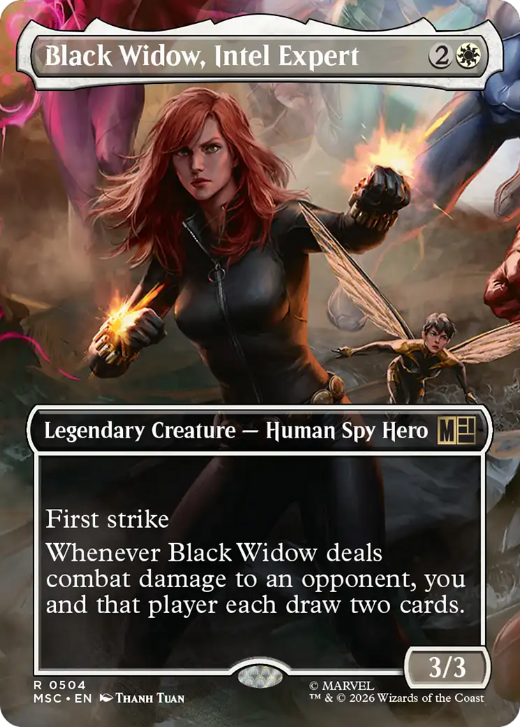Black Widow, Intel Expert (Borderless) [Marvel Super Heroes Commander] | Impulse Games and Hobbies