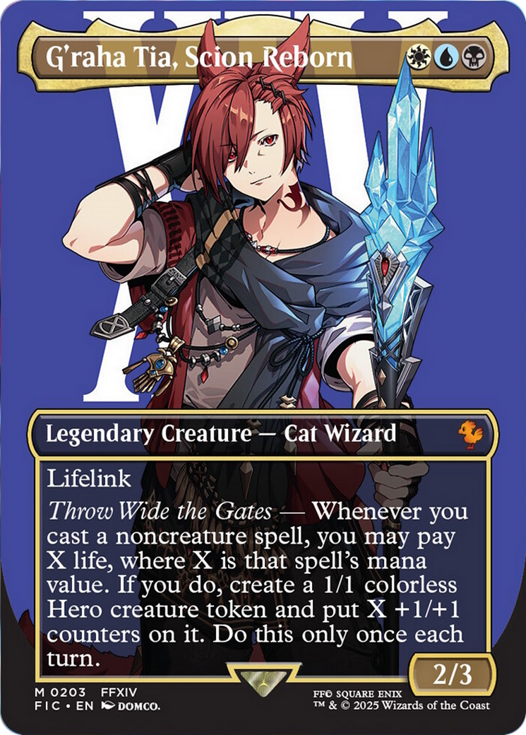 G'raha Tia, Scion Reborn (Borderless) [FINAL FANTASY Commander] | Impulse Games and Hobbies