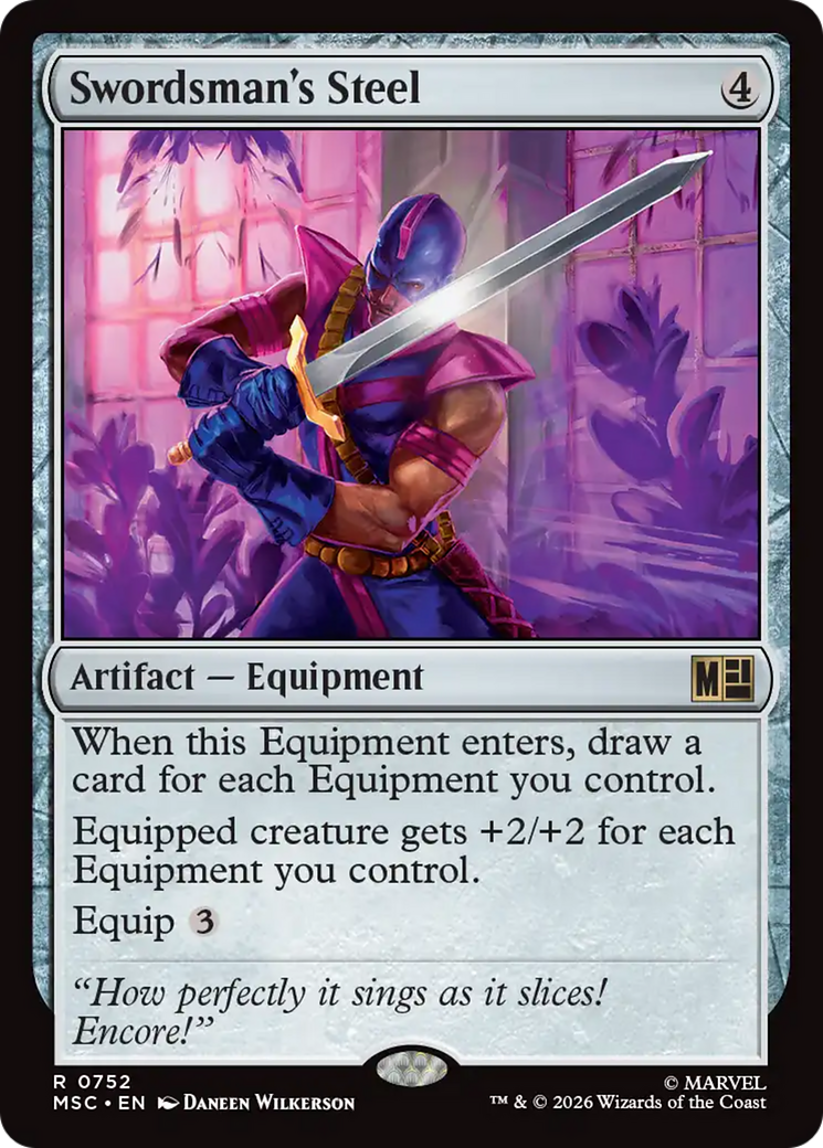 Swordsman's Steel [Marvel Super Heroes Commander] | Impulse Games and Hobbies