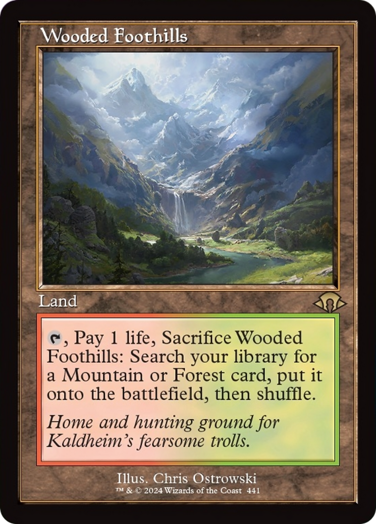 Wooded Foothills (Retro) [Modern Horizons 3] | Impulse Games and Hobbies