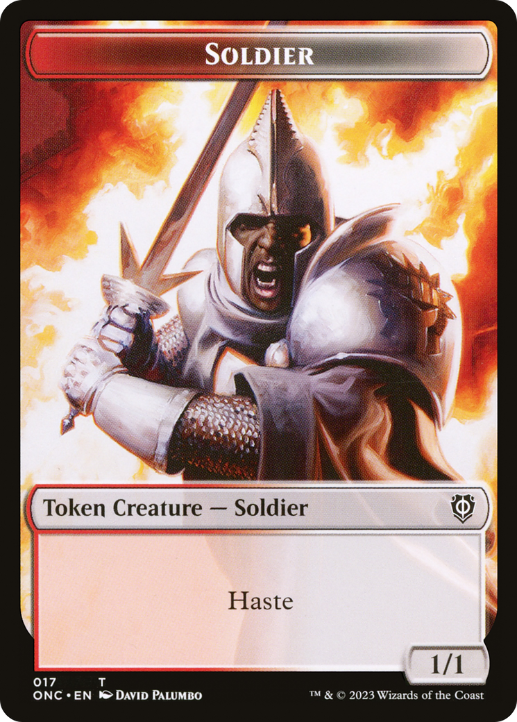 Copy // Soldier Double-Sided Token (Surge Foil) [Marvel Super Heroes Commander Tokens] | Impulse Games and Hobbies