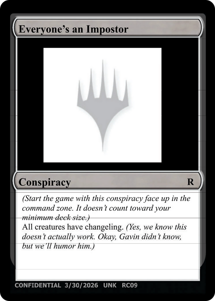 Everyone's an Imposter [Unknown Event] | Impulse Games and Hobbies