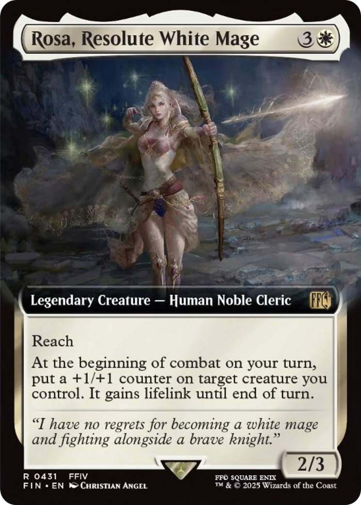 Rosa, Resolute White Mage (Extended Art) [FINAL FANTASY] | Impulse Games and Hobbies