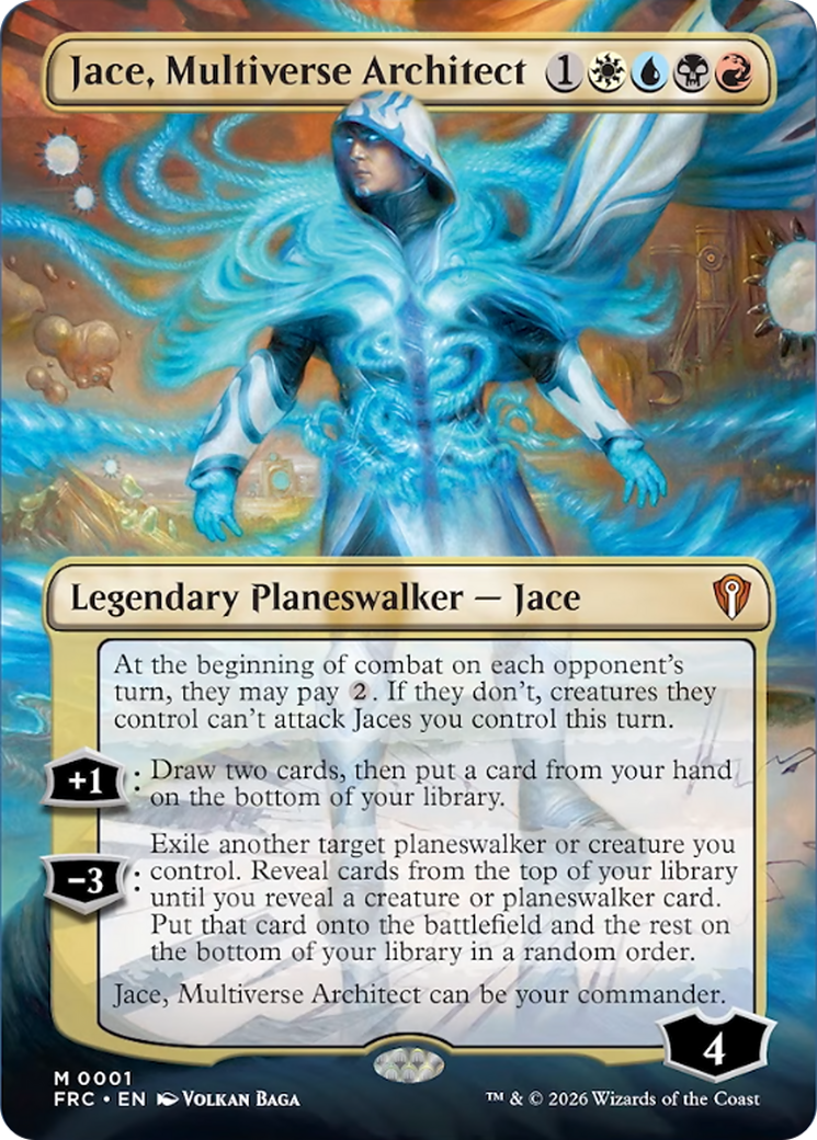 Jace, Multiverse Architect (Borderless) [Reality Fracture Commander] | Impulse Games and Hobbies