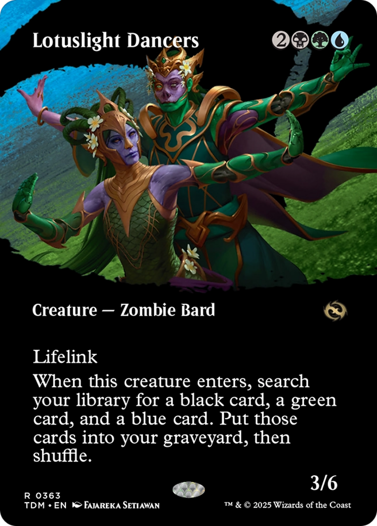 Lotuslight Dancers (Borderless) [Tarkir: Dragonstorm] | Impulse Games and Hobbies