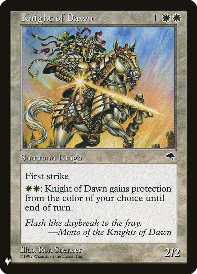 Knight of Dawn [Mystery Booster] | Impulse Games and Hobbies