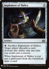 Implement of Malice [Mystery Booster] | Impulse Games and Hobbies