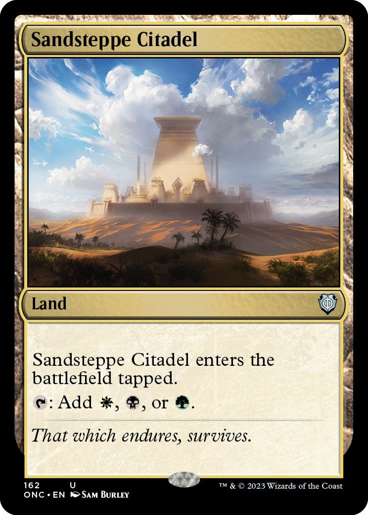 Sandsteppe Citadel [Phyrexia: All Will Be One Commander] | Impulse Games and Hobbies