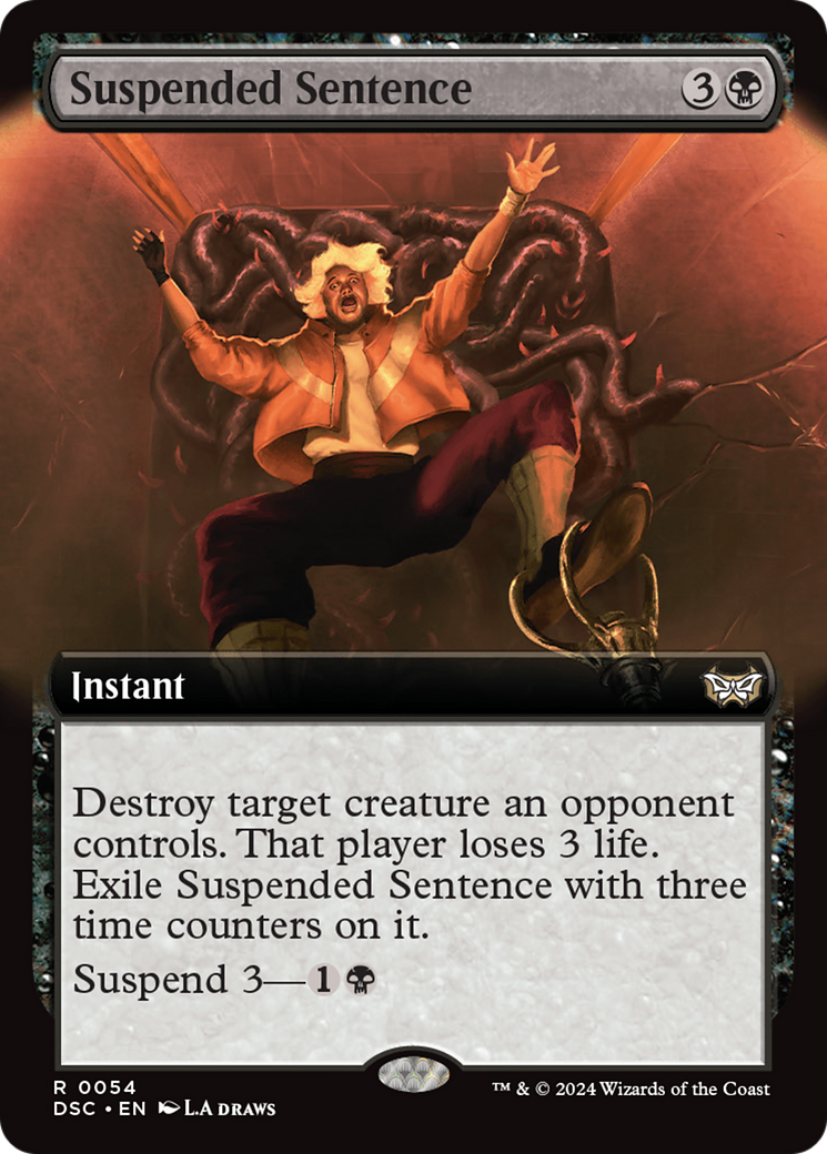 Suspended Sentence (Extended Art) [Duskmourn: House of Horror Commander] | Impulse Games and Hobbies