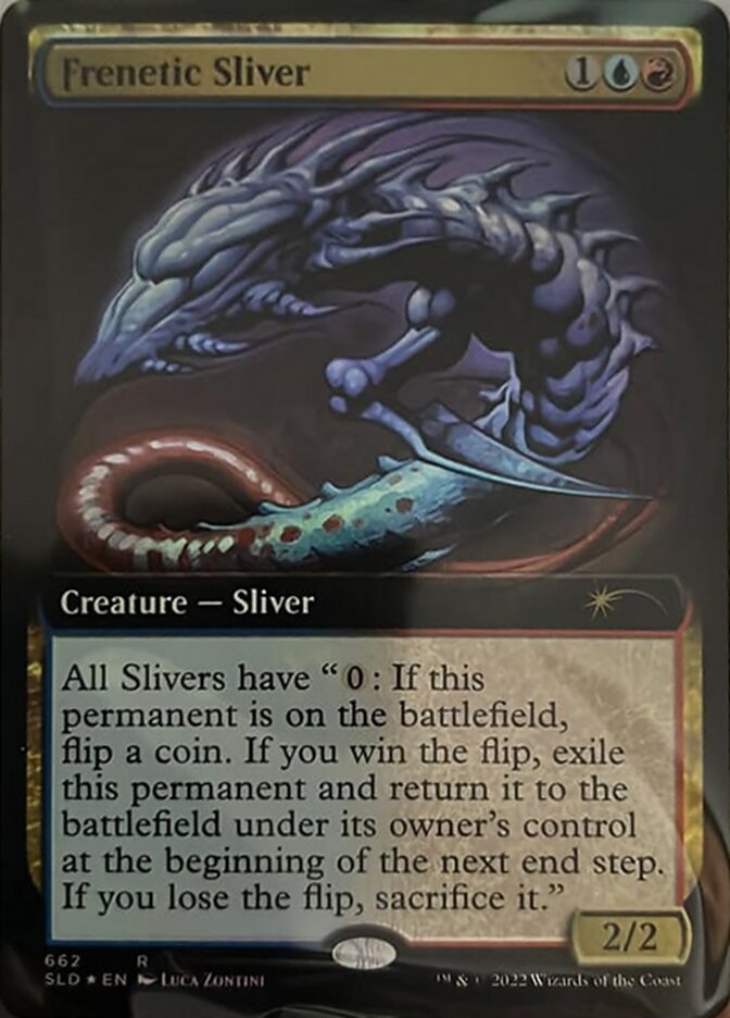 Frenetic Sliver (Extended Art) [Secret Lair Drop Promos] | Impulse Games and Hobbies