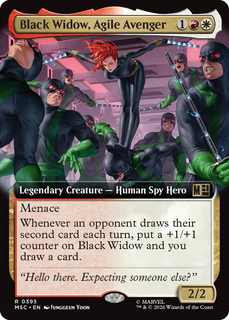 Black Widow, Agile Avenger (Extended Art) [Marvel Super Heroes Commander] | Impulse Games and Hobbies