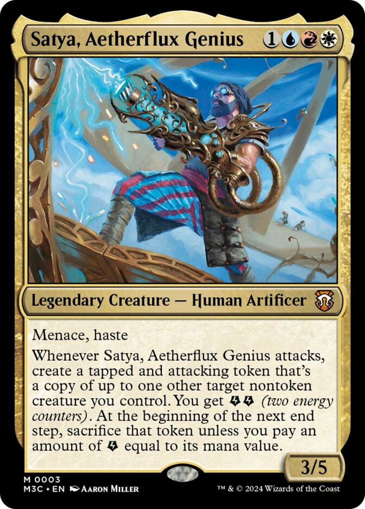 Satya, Aetherflux Genius [Modern Horizons 3 Commander] | Impulse Games and Hobbies