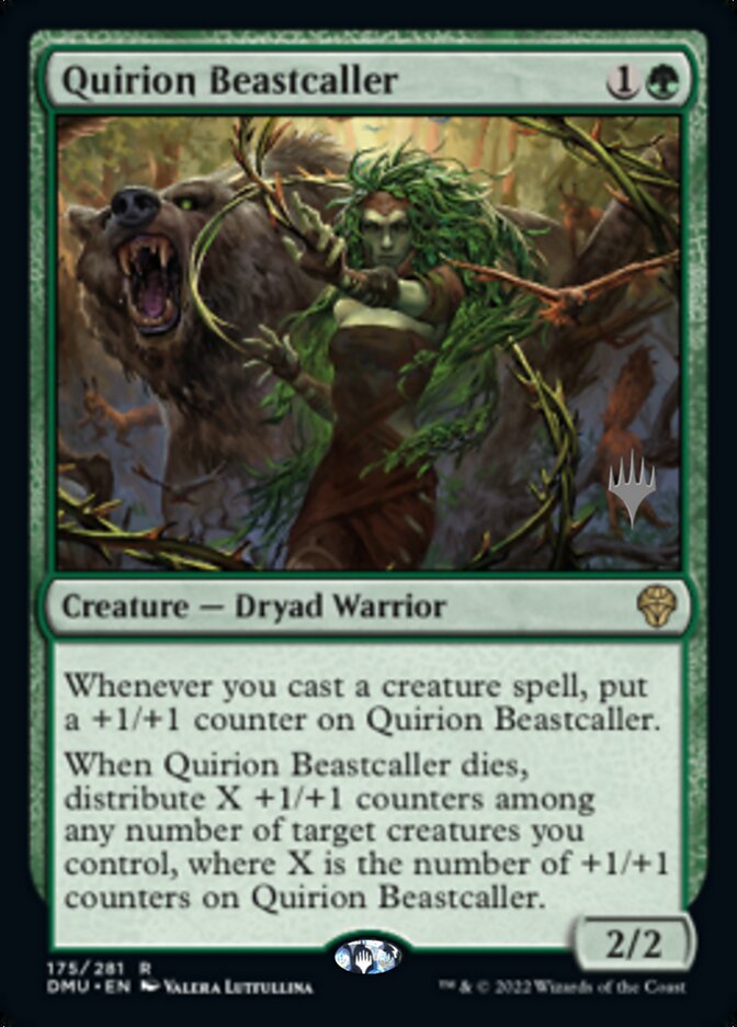 Quirion Beastcaller (Promo Pack) [Dominaria United Promos] | Impulse Games and Hobbies