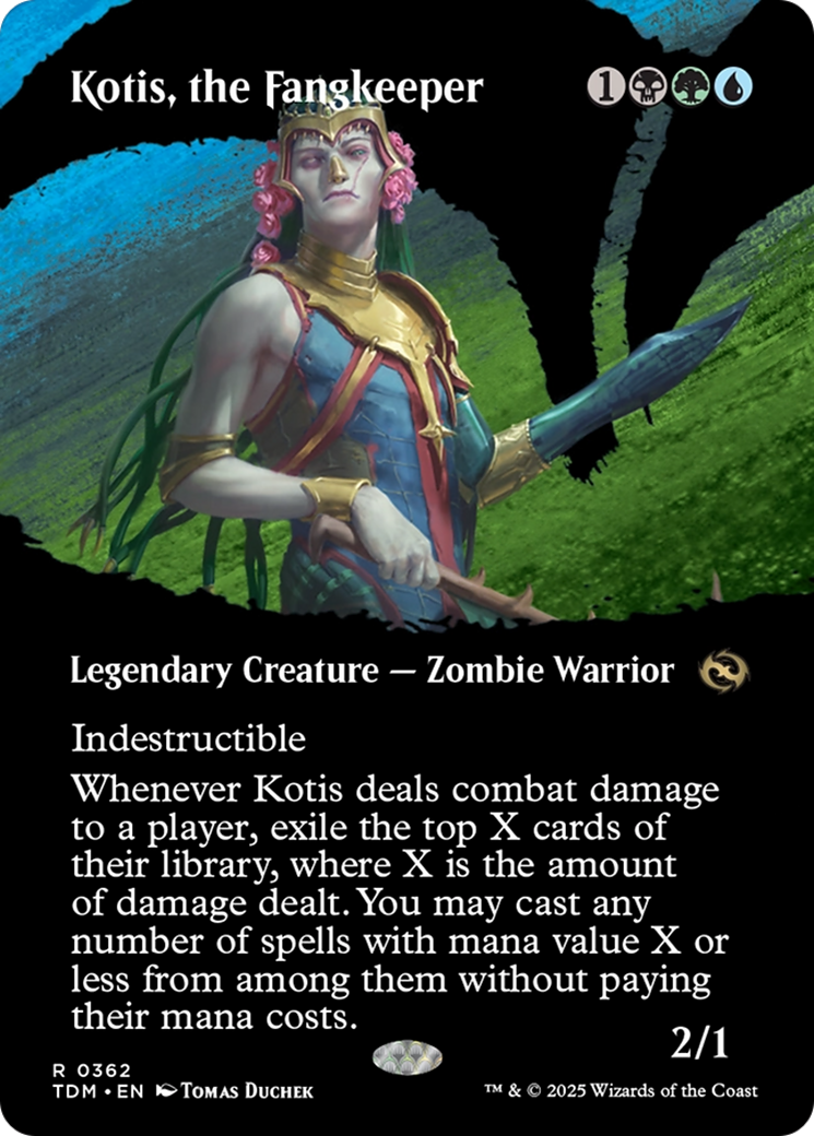 Kotis, the Fangkeeper (Borderless) [Tarkir: Dragonstorm] | Impulse Games and Hobbies