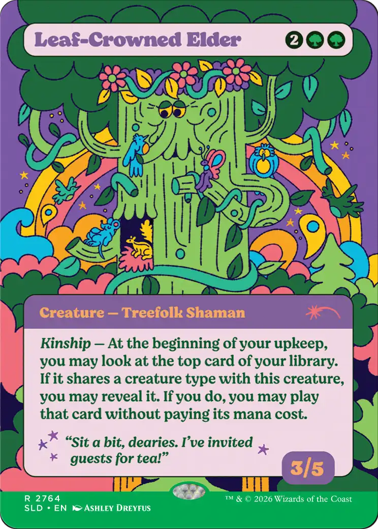 Leaf-Crowned Elder [Secret Lair Drop Series] | Impulse Games and Hobbies