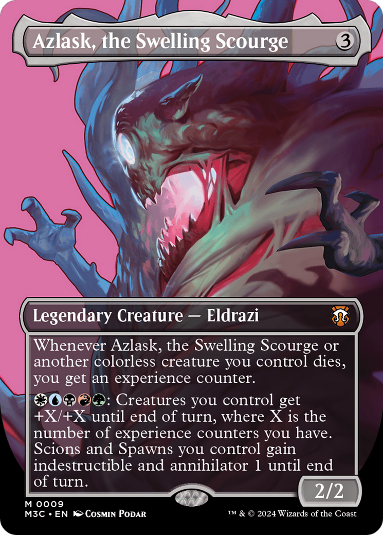Azlask, the Swelling Scourge (Borderless) [Modern Horizons 3 Commander] | Impulse Games and Hobbies