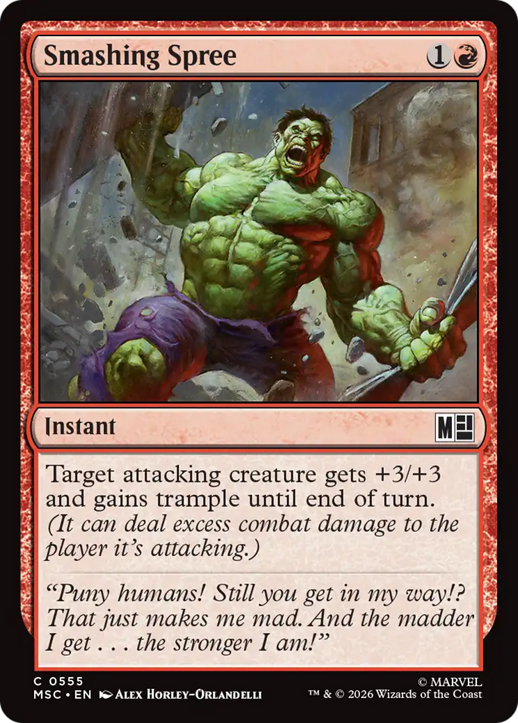 Smashing Spree [Marvel Super Heroes Commander] | Impulse Games and Hobbies