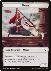 Monk // Spirit (13) Double-Sided Token [March of the Machine Tokens] | Impulse Games and Hobbies